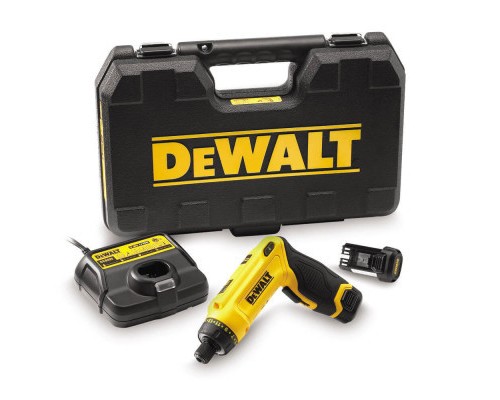 Викрутка акумуляторна DeWALT 7.2 Li-Ion, 2x1Ah, 430 об/хв, кейс (DCF680G2)