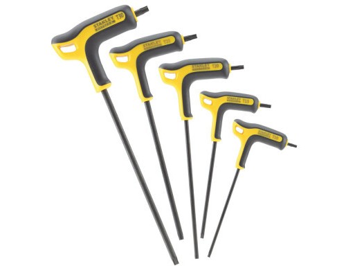 Ключ Stanley FATMAX торцевий TORX, з гумовою ручкою, 5 шт: (FMHT0-69048)