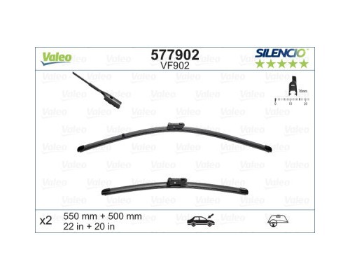 Щітка склоочисника Valeo 577902