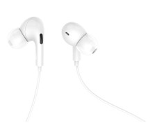 Навушники Denmen HF DR06 3.5mm 1.2 м White (DE-DR06-WH)