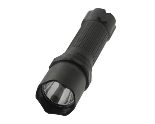 Ліхтар Quantum Minik black 3W LED з USB 40шт/уп (QM-FL1043-B)