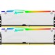 Модуль пам'яті для комп'ютера DDR5 64GB (2x32GB) 6400 MHz Beast White RGB EXPO Kingston Fury (ex.HyperX) (KF564C32BWEAK2-64)