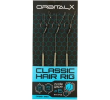 Повідець OrbitalX Classic Hair Rig Wide Gape 6 25lb 20cm (3шт/уп) camo (694.00.01)