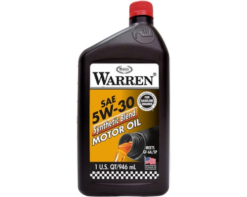 Моторна олива Warren Synthetic blend 5W-30, 0,946л
