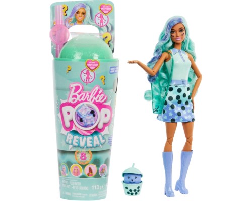 Лялька Barbie Pop Reveal серії Круті Бабл-ті – зелений чай (HTJ21)