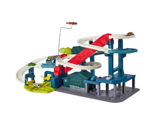 Ігровий набір ZIPP Toys Dino автотрек-міська розв'язка електричний, 8 машинок (6603A)