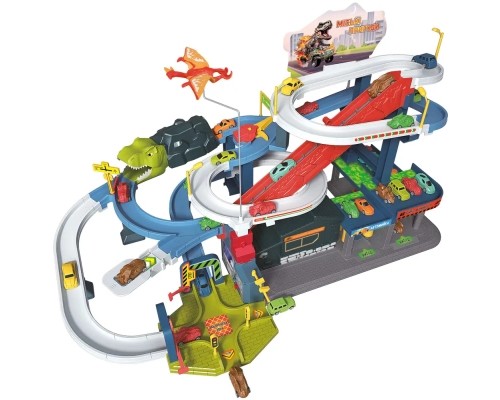 Ігровий набір ZIPP Toys Dino автотрек-міська розв'язка електричний, 8 машинок (6603A)