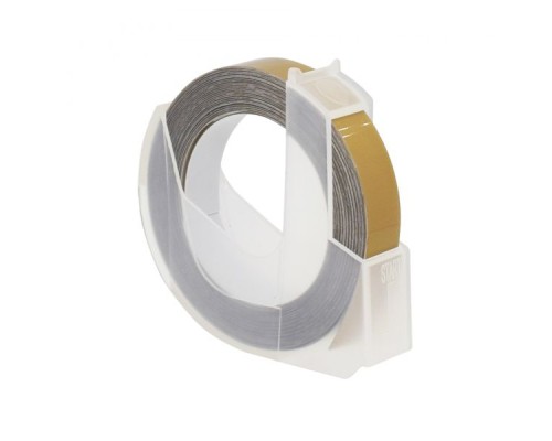 Стрічка для принтера етикеток UKRMARK D-520104- GO, 9 мм х 3 м, gold, сумісна з DYMO 520104 (900378)