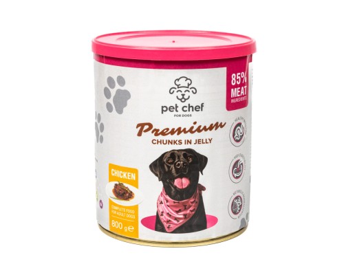 Вологий корм для собак Pet Chef З куркою 800 г (4820255193656)