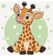 Картина по номерам ArtCraft Жирафеня 30х30 см (15540-AC)