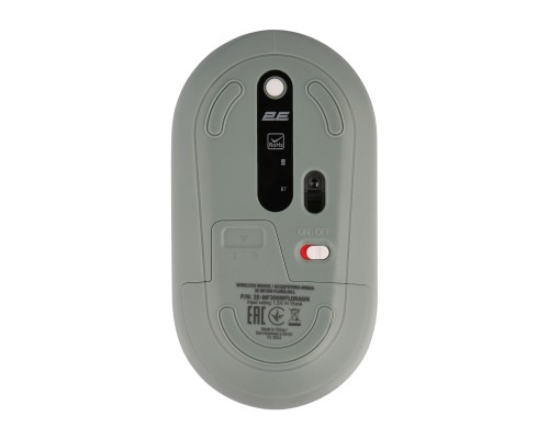 Мишка 2E MF300 FLORADILL Silent Wireless/Bluetooth Green (2E-MF300WFLORAGN)