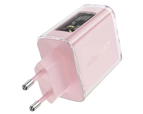 Зарядний пристрій Acefast 3xUSB 65W (2xUSB-C+USB-A) Gan A45 Fast Charger Cherry blossom (6974316282082)