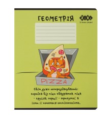 Зошит ZiBi предметний CUTE CAT, 36 аркушів, клітинка, геометрія (ZB.1731-04)
