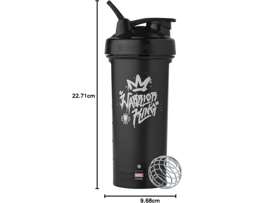 Шейкер спортивний BlenderBottle Classic Loop PRO 28oz/820ml Marvel Black (Loop_PRO_28oz_Panther) Шейкер спортивний BlenderBottle Classic Loop PRO 28oz/820ml Marvel Black (Loop_PRO_28oz_Panther)