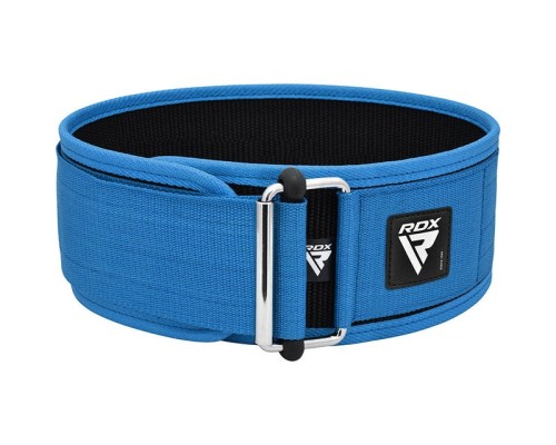 Атлетичний пояс RDX RX1 Weight Lifting Belt Blue XL (WBS-RX1U-XL)