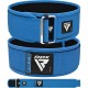 Атлетичний пояс RDX RX1 Weight Lifting Belt Blue XL (WBS-RX1U-XL)