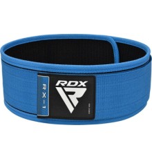 Атлетичний пояс RDX RX1 Weight Lifting Belt Blue XL (WBS-RX1U-XL)