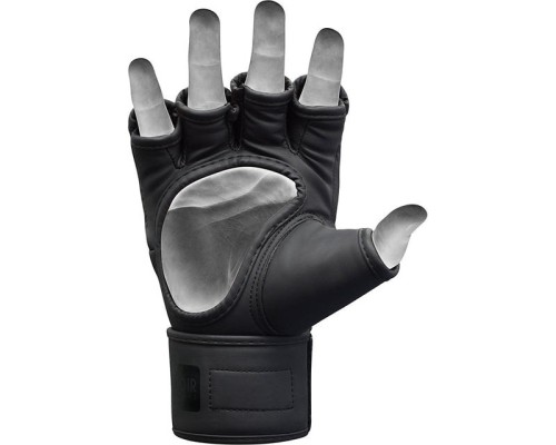 Рукавички для MMA RDX F15 Noir Matte Black S (GGR-F15MB-S)