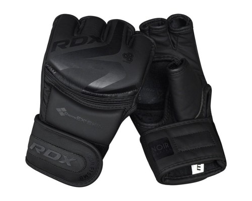 Рукавички для MMA RDX F15 Noir Matte Black S (GGR-F15MB-S)