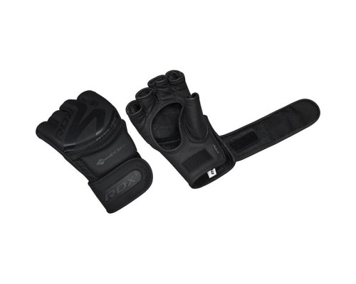 Рукавички для MMA RDX F15 Noir Matte Black S (GGR-F15MB-S)