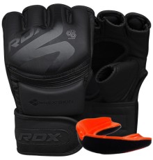 Рукавички для MMA RDX F15 Noir Matte Black S (GGR-F15MB-S)