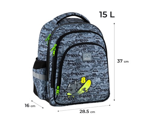 Рюкзак шкільний GoPack Education 2606S-5 Graffity (GO25-2606S-5)