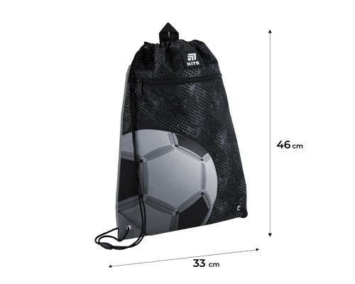 Шкільний набір Kite Education Football 763M (рюкзак, пенал, сумка) (SET_K25-763M-2)