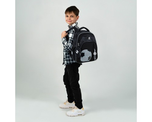 Шкільний набір Kite Education Football 763M (рюкзак, пенал, сумка) (SET_K25-763M-2)