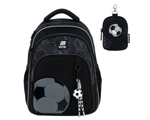 Шкільний набір Kite Education Football 763M (рюкзак, пенал, сумка) (SET_K25-763M-2)