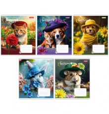 Зошит 1 вересня Charming companions А5 12 аркушів лінія (767218)