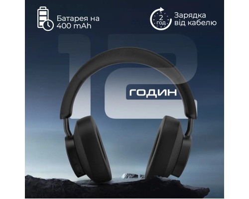 Навушники Promate Takt Black (takt.black)