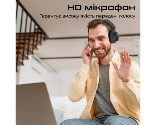 Навушники Promate Takt Black (takt.black)