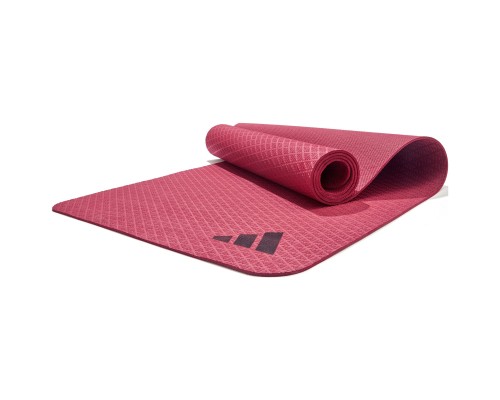 Килимок для йоги Adidas Yoga Mat ADYG-10001CB Уні 176 х 61 х 0,4 см бордовий (885652026604)