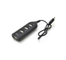 Концентратор Voltronic USB 2.0 to 4xUSB black (DNS-HUB4-OB)