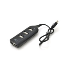 Концентратор Voltronic USB 2.0 to 4xUSB black (DNS-HUB4-OB)