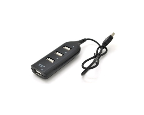Концентратор Voltronic USB 2.0 to 4xUSB black (DNS-HUB4-OB)