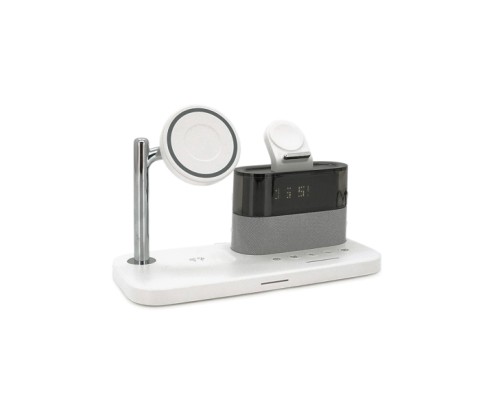 Зарядний пристрій Voltronic 5-in-1 Wireless Charging Station Smartphone + Watch + Earbuds black (BZ/C-09)