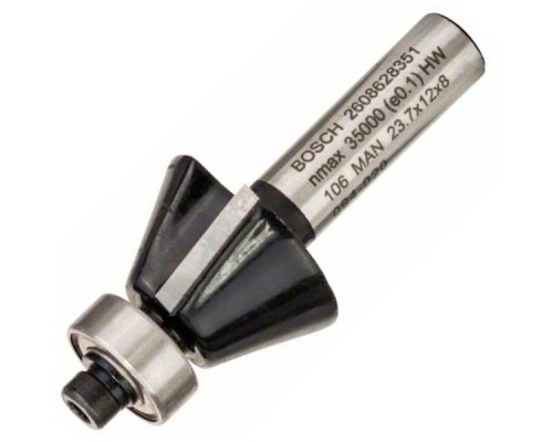 Фреза Bosch Professional фасонна, Std, S8, D23.7 В5.5, L12 25° (2.608.628.351)