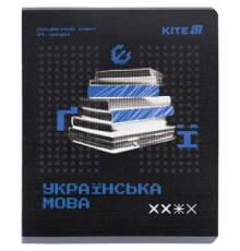 Зошит Kite предметний Techno 24 аркуші, лінія, українська мова (K25-240-9)