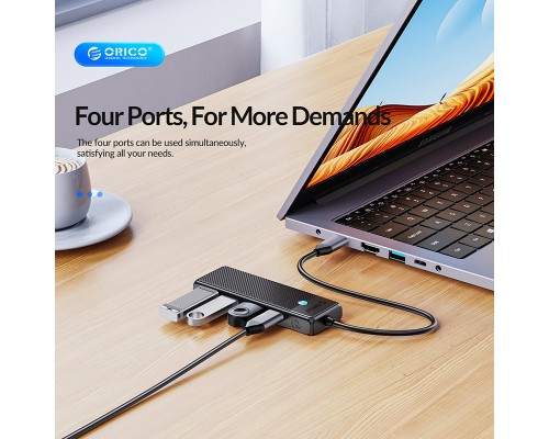 Концентратор Orico USB-C to 2xUSB-C + 2xUSB3.0 (CA914210)