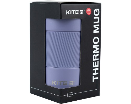 Термокружка Kite 510 мл, фіолетова (K23-458-07)