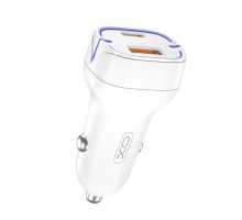 Зарядний пристрій XO 1xUSB QC3.0 + 1xUSB-C PD20W white (CC37-WH)
