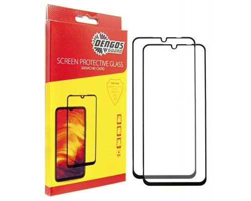 Скло захисне Dengos Samsung Galaxy A07 Black 2 pcs (DG-TG2P-81)