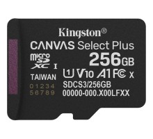 Карта пам'яті Kingston 256GB microSDXC class 10 UHS-I U3 V30 A1 Canvas Select Plus (SDCS3/256GBSP)