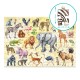 Пазл DoDo Монтессорі Тварини Сафарі, 200 елементів (300628)