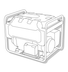 Генератор Enersol 1/3Ф, 13.0kW, двигун EnerSol HR998F, 3000 об/хв (SKD-13EBAU)