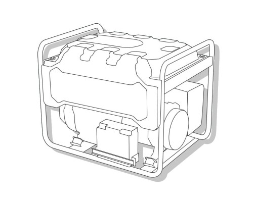 Генератор Enersol 1/3Ф, 13.0kW, двигун EnerSol HR998F, 3000 об/хв (SKD-13EBAU)