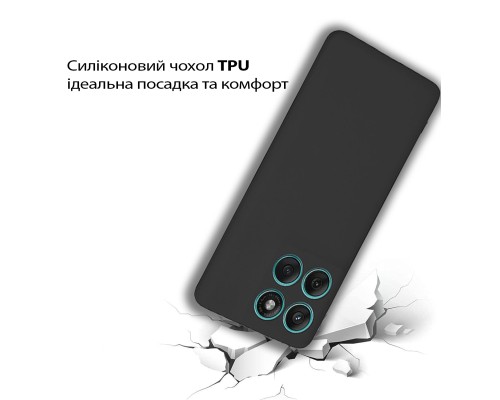 Чохол до мобільного телефона BeCover Silicone Motorola Edge 60 Black (713770)