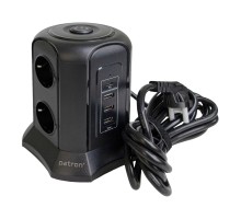 Мережевий фільтр живлення Patron SP-1663-USBT (EXT-PN-SP-1663-USBT)