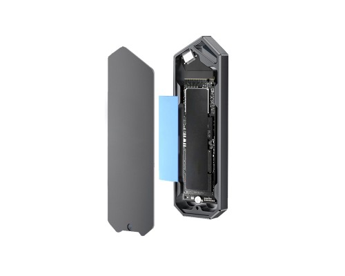 Кишеня зовнішня Dynamode M.2 SSD NVMe/SATA combo to USB3.2 GEN2 USB-C (DM-CAD-SSD14)